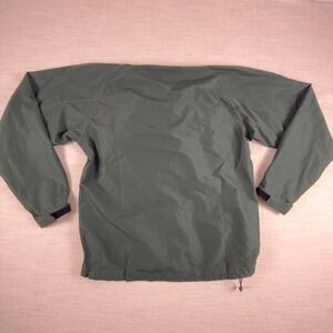 LL Bean Mens Trail Model Rain Jacket Green Full Zip Hooded Shell 284973 Size S